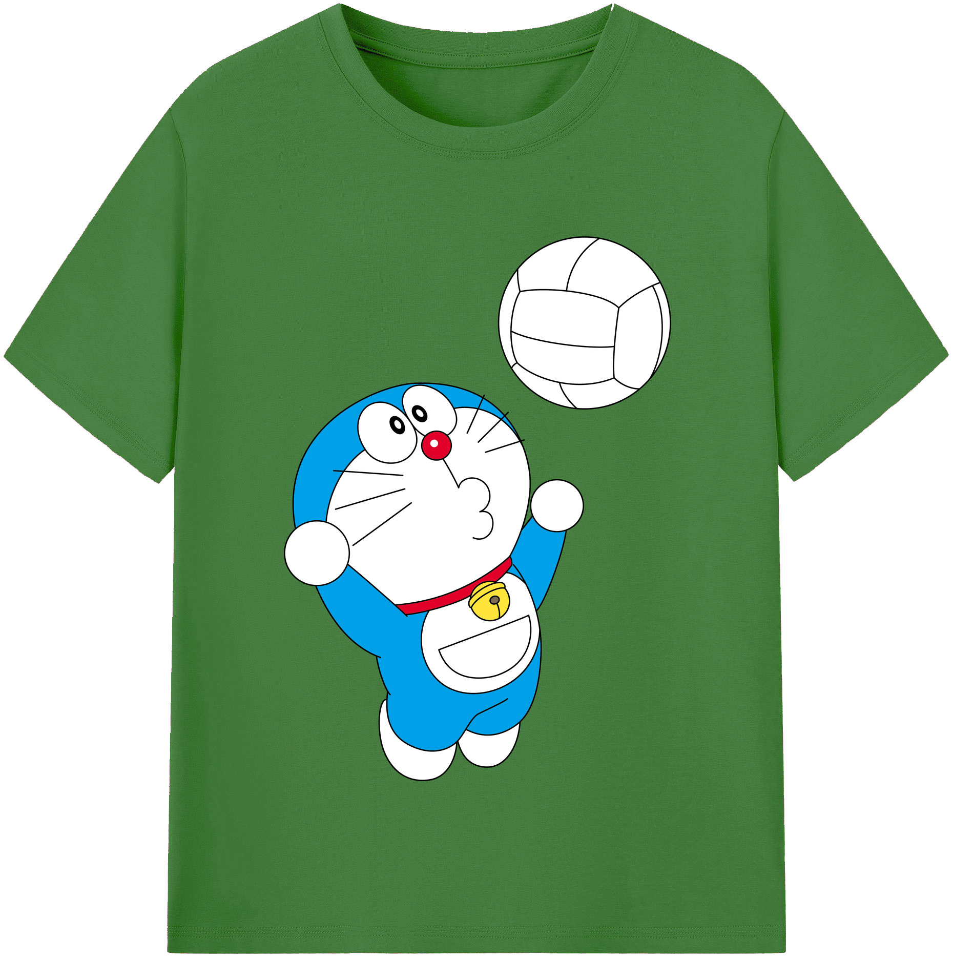 （画像用） ドラえもん Doraemon レディースカジュアルプリントTシャツ（綿100％）
